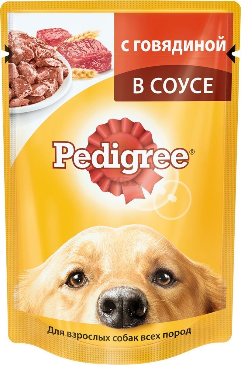 Влажный корм для собак PEDIGREE говядина в соусе пауч 85 г (4660085510205) - Фото 7