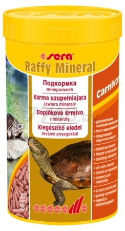 Корм для рептилий SERA Raffy Mineral 55 г (1893) - Фото 3