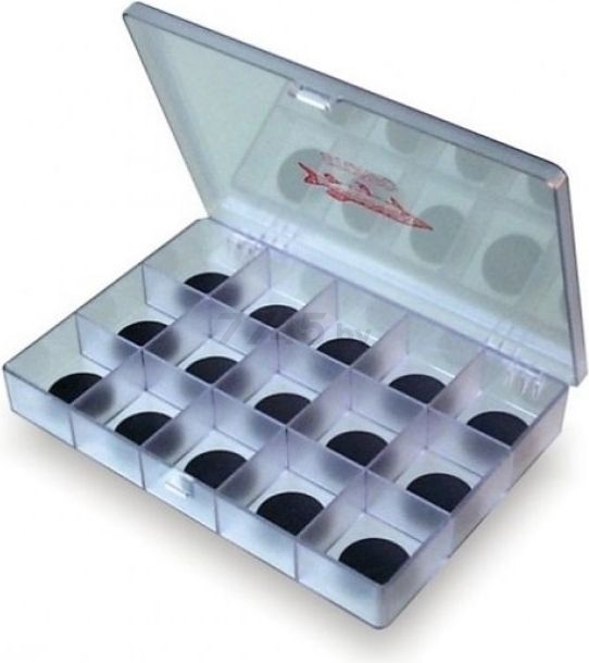 Коробка для крючков с магнитами STONFO 15 секций (271S)