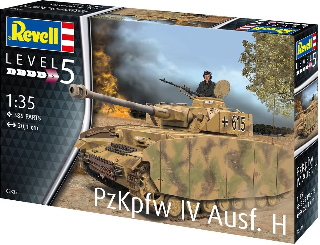 Сборная модель REVELL Немецкий средний танк Panzer IV Ausf.H 1:35 (3333) - Фото 3