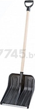Лопата снеговая пластмассовая 445х405 мм BEROSSI Lux (ЛС00105000)