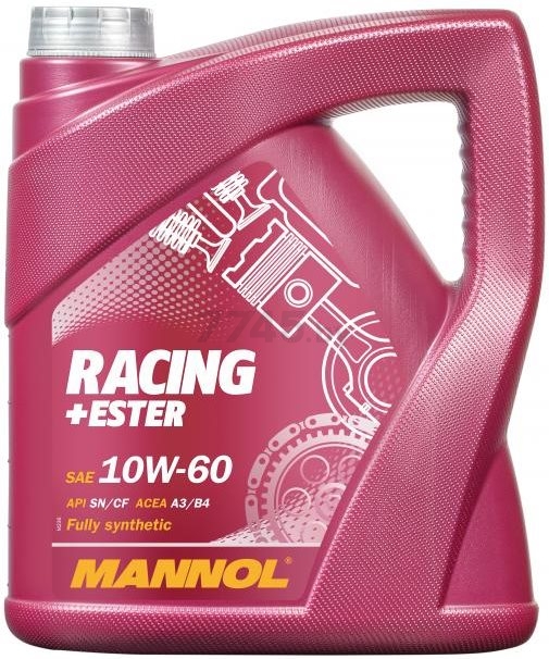 Моторное масло 10W60 синтетическое MANNOL Racing+Ester 4 л (54897)