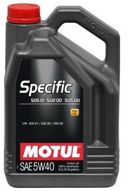 Моторное масло 5W40 синтетическое MOTUL Specific 505,01-502,00-505,00 5 л (101575)