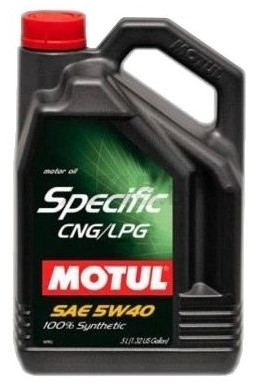 Моторное масло 5W40 синтетическое MOTUL Specific CNG/LPG 5 л (101719)