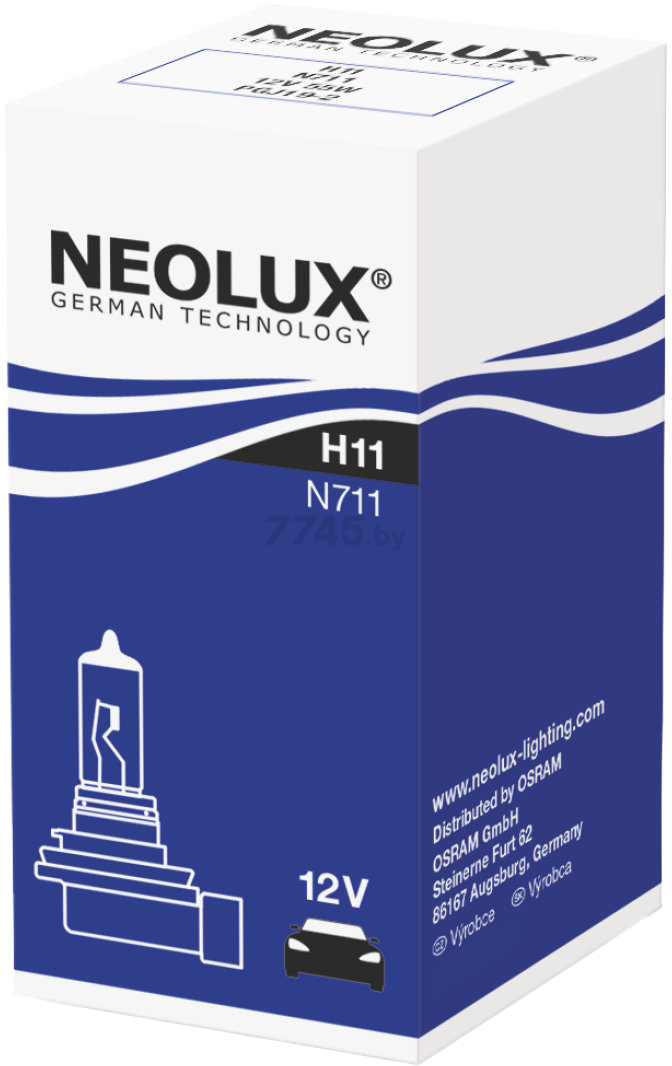 Лампа галогенная автомобильная NEOLUX Standard H11 (N711) - Фото 2