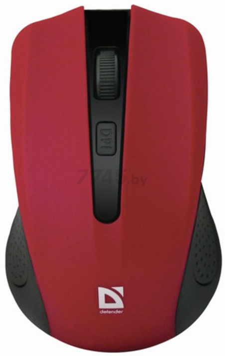 Мышь беспроводная DEFENDER Accura MM-935 красный (52937)