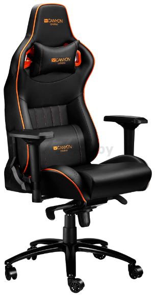 Кресло геймерское CANYON Corax CND-SGCH5 черно-оранжевое