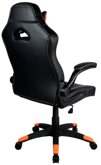 Кресло геймерское CANYON Vigil CND-SGCH2 черно-оранжевое - Фото 3