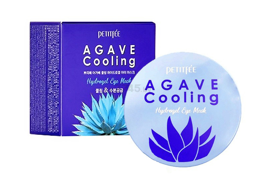 Патчи под глаза PETITFEE Agave Cooling Hydrogel Eye Patch 60 штук (8809508850429)