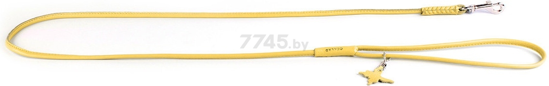 Поводок для собак COLLAR Glamour Круглый 10 мм 1,22 м желтый (33788)