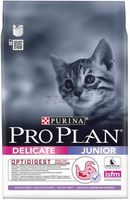 Сухой корм для котят PURINA PRO PLAN Delicate Kitten индейка 3 кг (7613035396036) - Фото 5