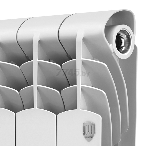 Радиатор биметаллический ROYAL THERMO Revolution Bimetall 500 10 секций - Фото 4