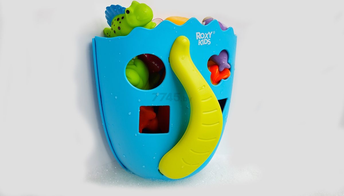 Органайзер для ванной ROXY-KIDS голубой (RTH-001B) - Фото 2
