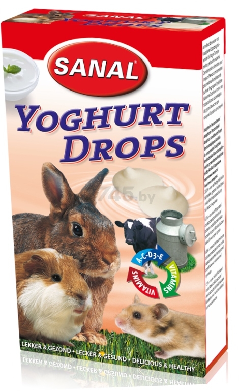 Лакомство для грызунов SANAL Yoghurt Drops 45 г (8711908720007)