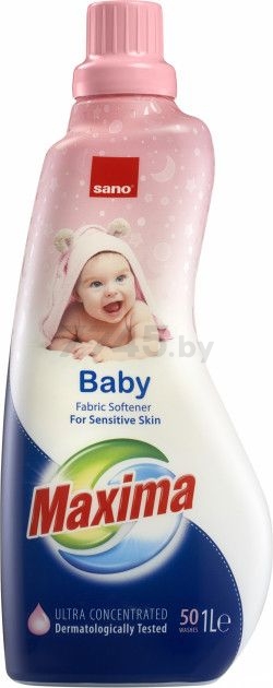 Смягчитель для детского белья SANO Maxima Baby Для чувствительной кожи 1 л (2991419)