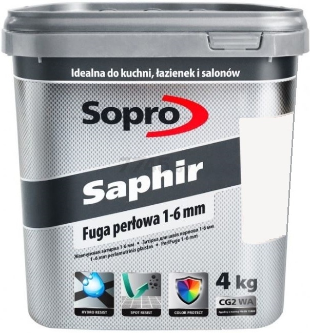 Фуга цементная SOPRO Saphir умбра 4 кг (9528/4)