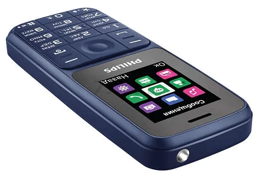 Мобильный телефон PHILIPS Xenium E125 (синий) - Фото 3