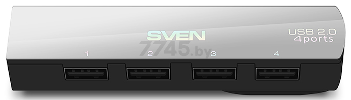 USB-хаб SVEN HB-891 Black - Фото 3