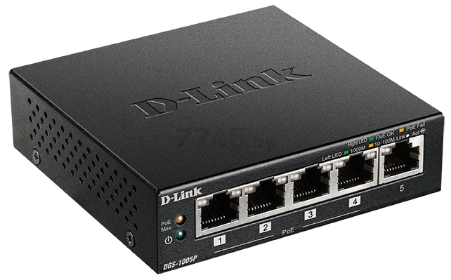 Коммутатор D-LINK DGS-1005P/A1A - Фото 2