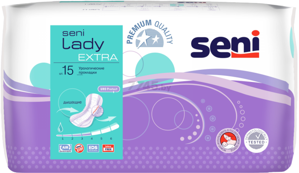 Прокладки урологические SENI Lady Extra 15 штук (SE-095-EX15-G01)