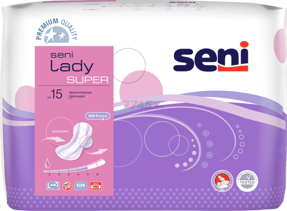 Прокладки урологические SENI Lady Super 15 штук (SE-095-SU15-G01)