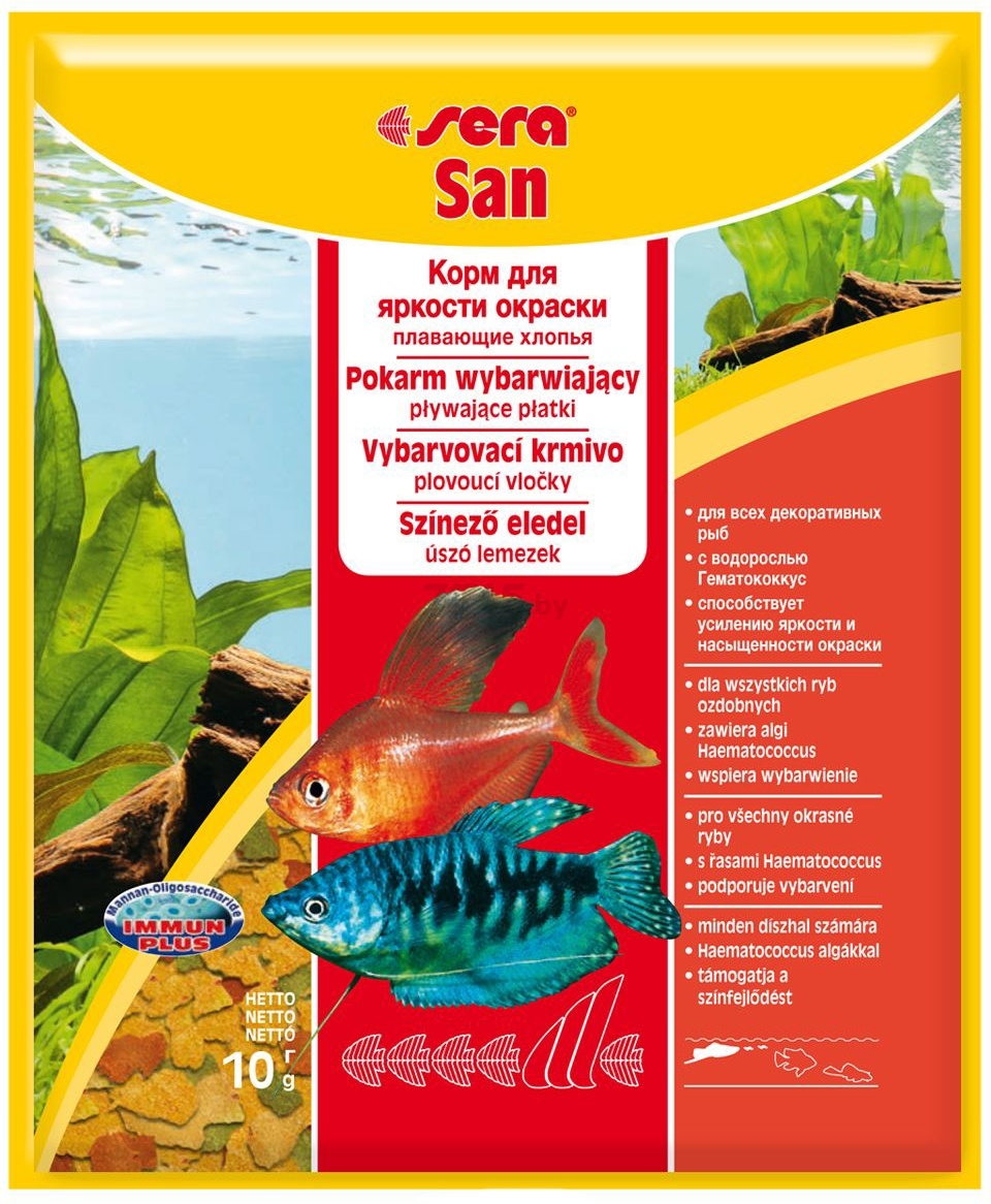 Корм для рыб SERA San 10 г (242) - Фото 2