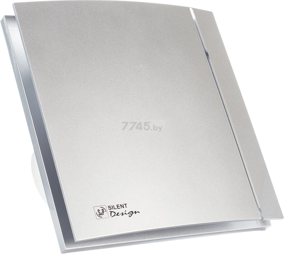 Вентилятор вытяжной накладной SOLER&PALAU Silent-100 CHZ Silver Design (5210602800)