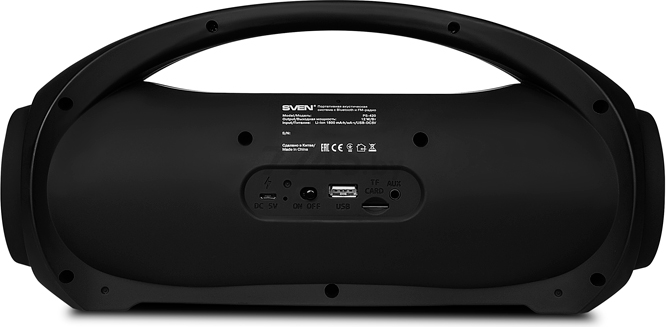 Колонка портативная беспроводная SVEN PS-420 Black - Фото 3