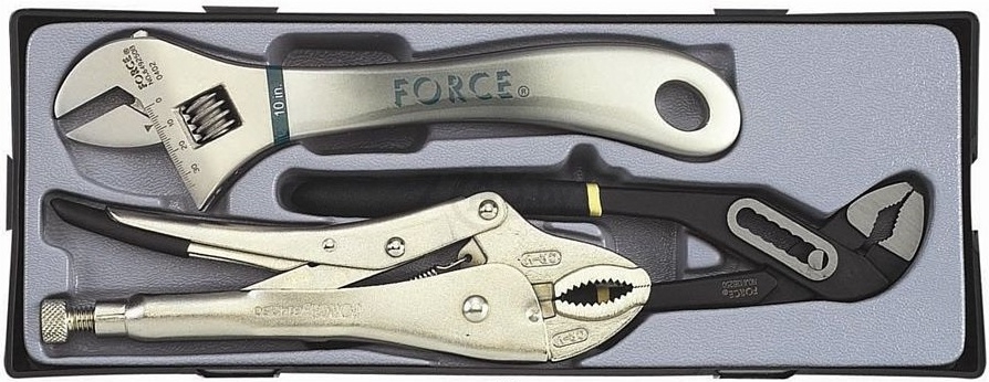 Набор шарнирно-губцевого инструмента FORCE 3 предмета (T5038)