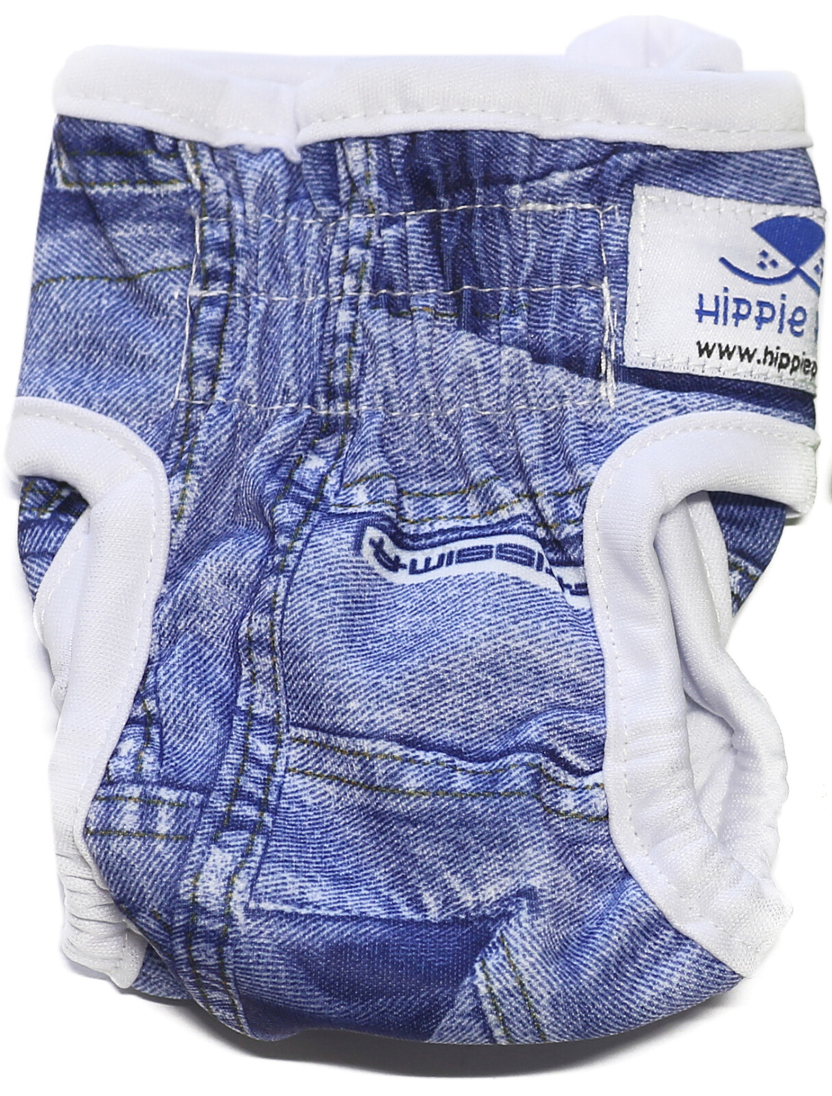 Подгузник многоразовый для сук HIPPIE PET XS имитация джинсовой ткани (UPBK3XS)