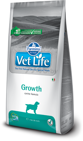 Сухой корм для щенков FARMINA Vet Life Growth 12 кг (8010276025357)