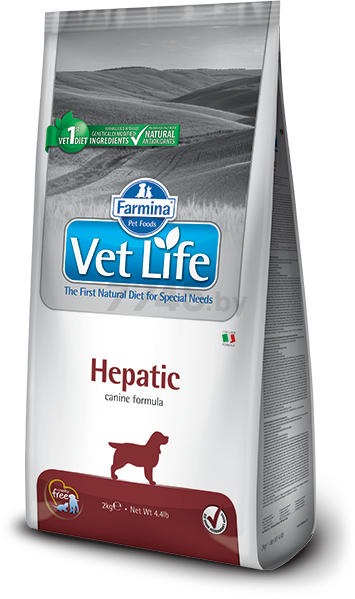 Сухой корм для собак FARMINA Vet Life Hepatic 2 кг (8010276030368)