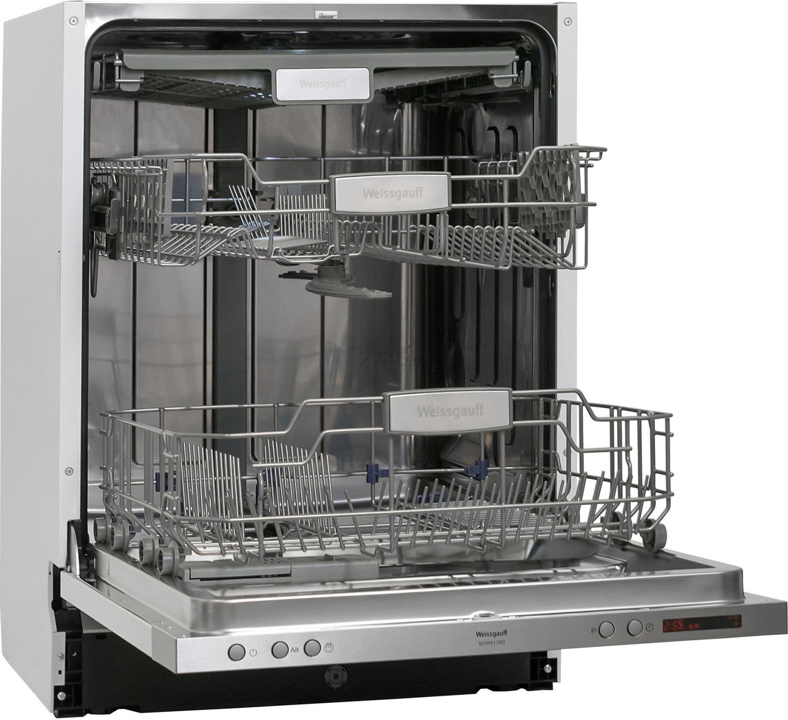 Машина посудомоечная встраиваемая WEISSGAUFF BDW 6138 D - Фото 3