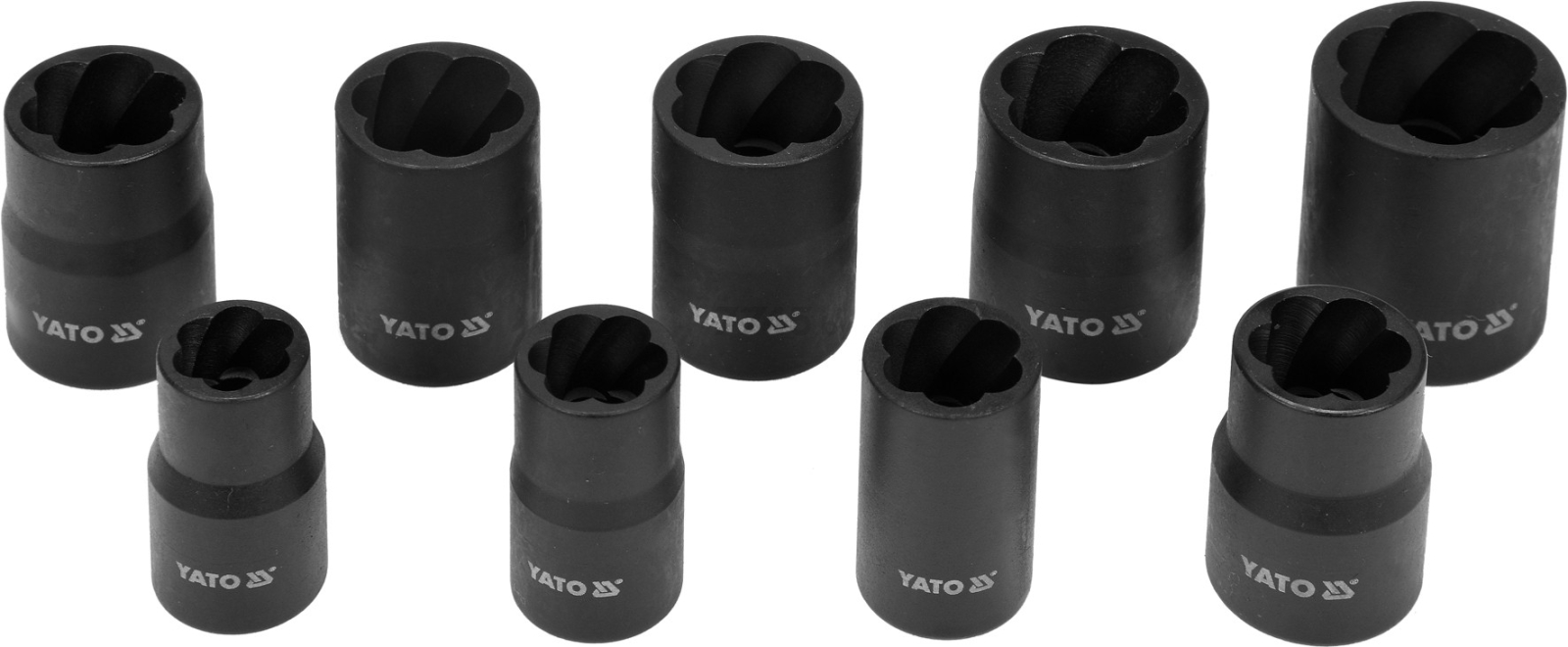 Набор головок 3/8" для сорванных граней 10 предметов YATO (YT-0603) - Фото 3