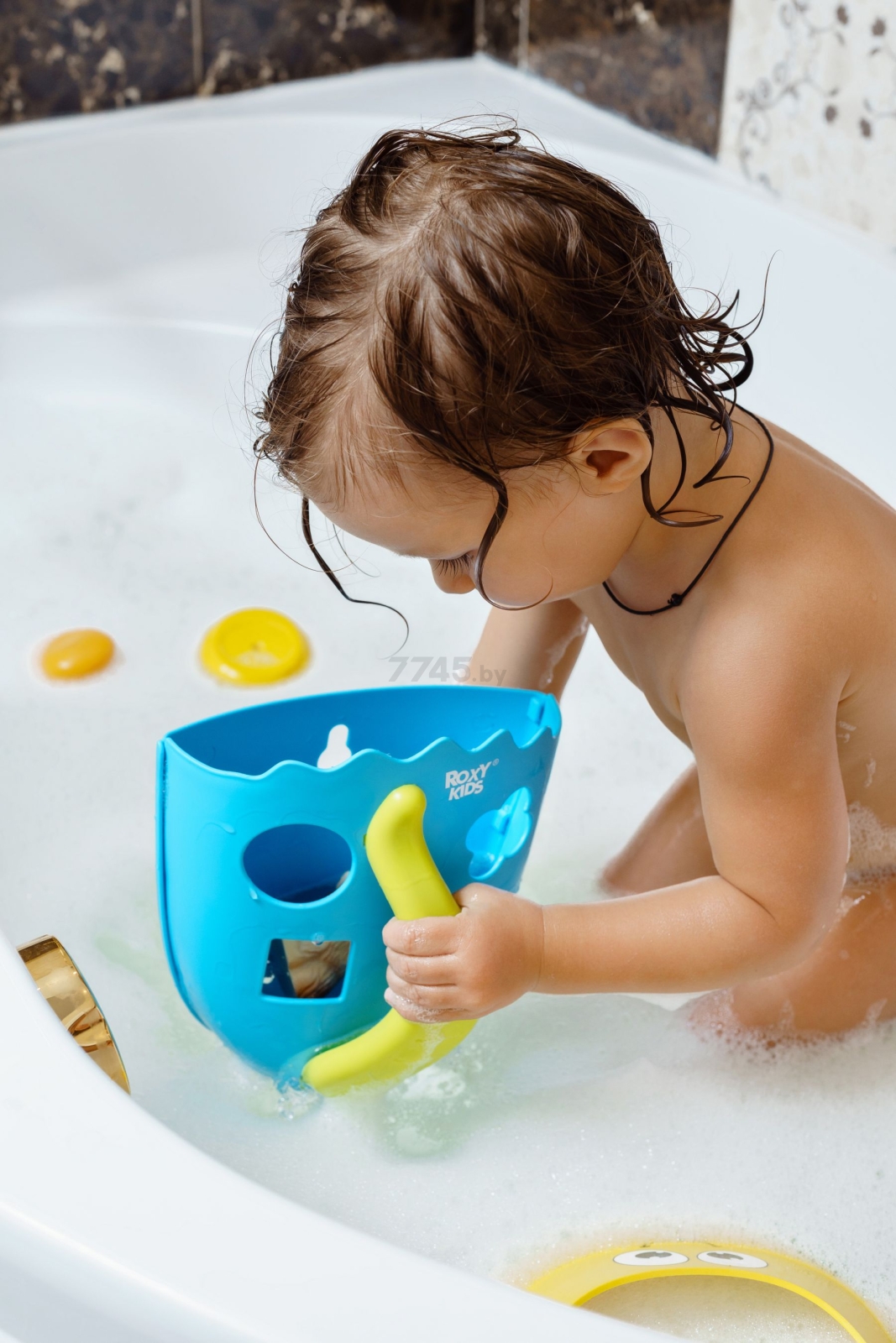 Органайзер для ванной ROXY-KIDS голубой (RTH-001B) - Фото 19