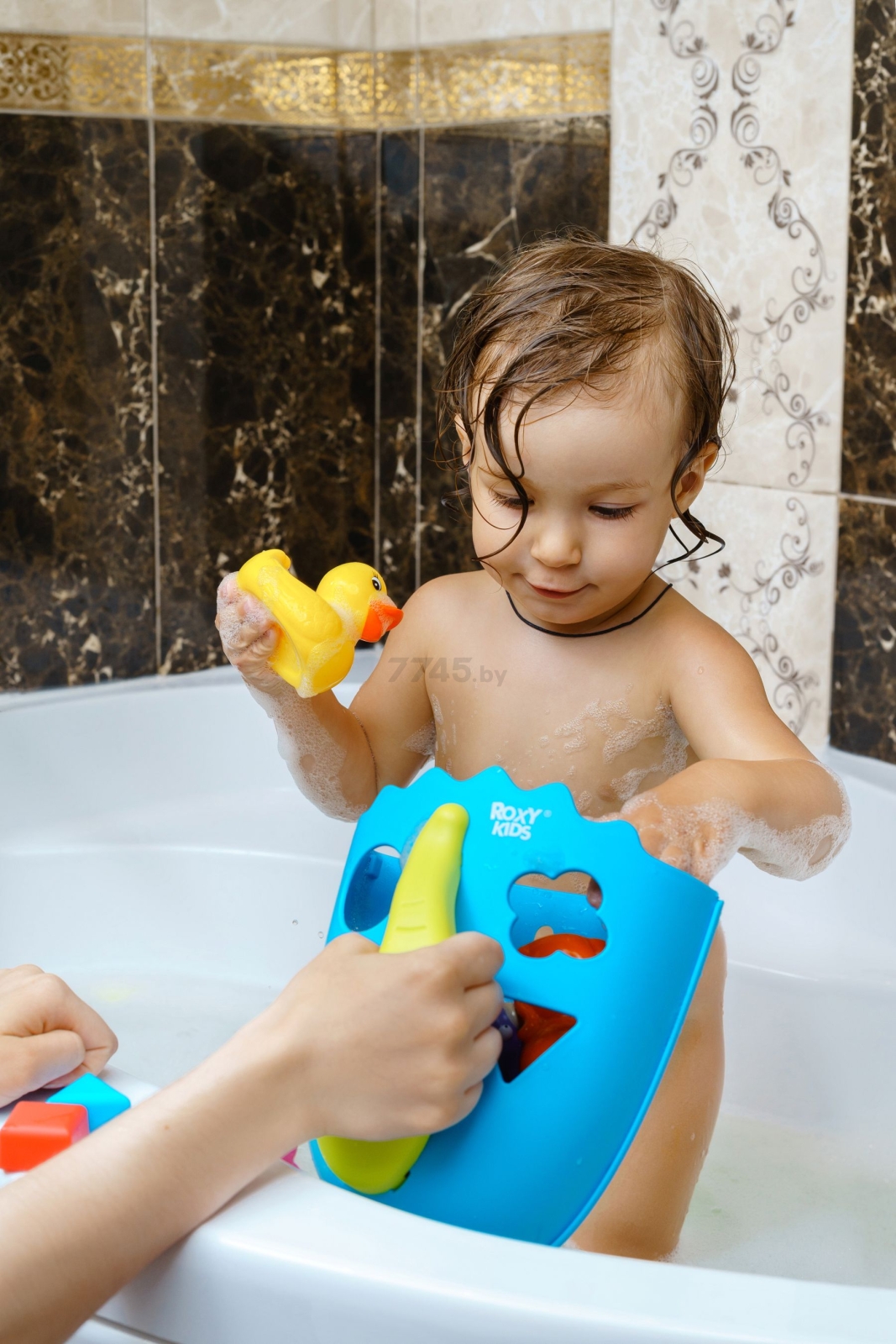 Органайзер для ванной ROXY-KIDS голубой (RTH-001B) - Фото 20
