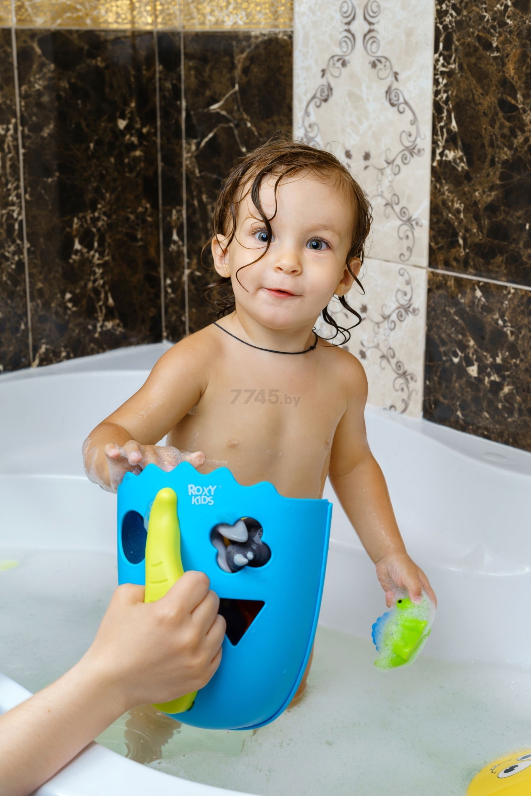 Органайзер для ванной ROXY-KIDS голубой (RTH-001B) - Фото 21
