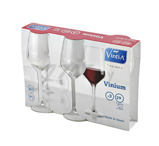 Набор бокалов для вина VINTIA Vinium 3 штуки 290 мл (V054540) - Фото 2