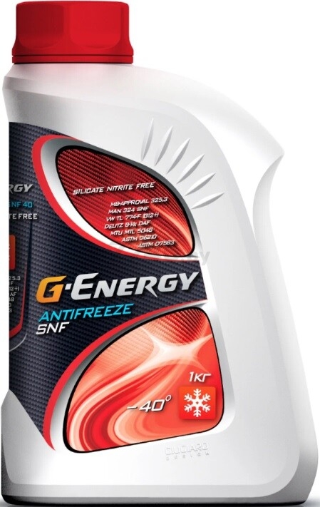 Антифриз G12+ красный G-ENERGY Antifreeze SNF 40 1 кг (2422210099)