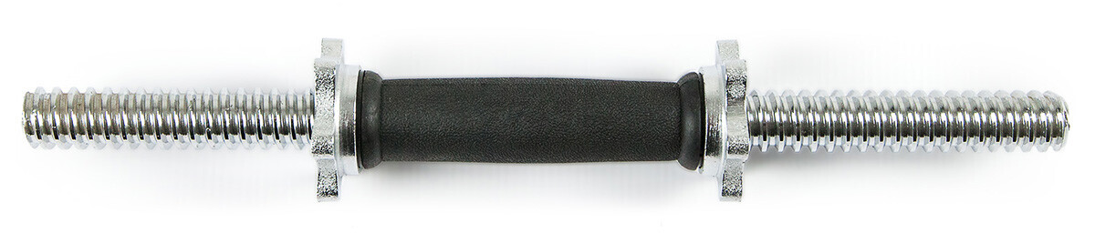 Гриф гантельный ATLAS SPORT 26 мм 40 см полнотелый с резиновой ручкой - Фото 2