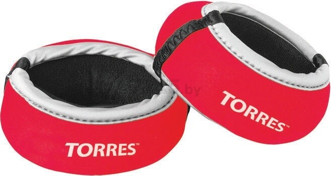 Утяжелители TORRES 0,25 кг x 2 штуки черно-красный (PL607605)