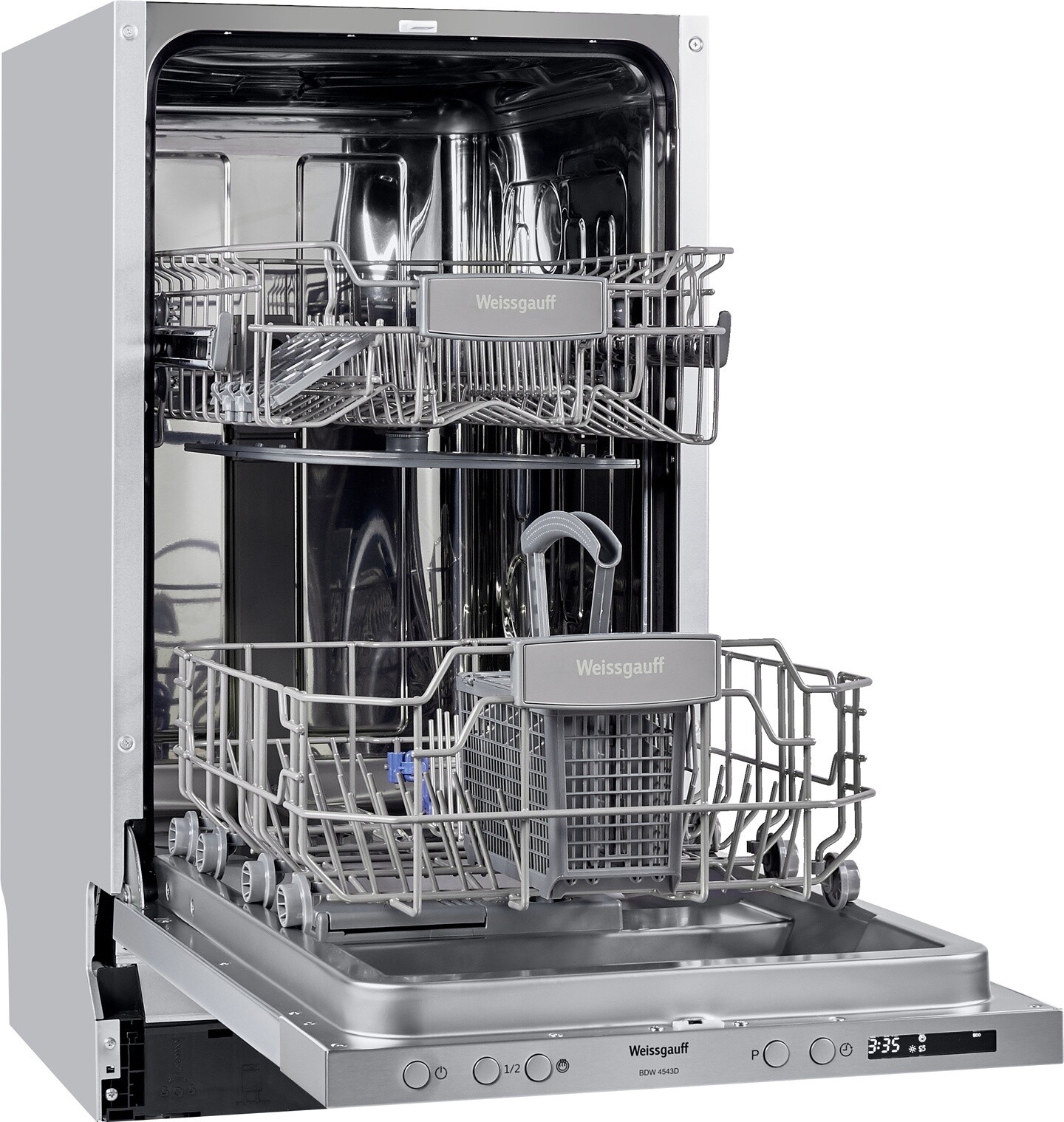 Машина посудомоечная встраиваемая WEISSGAUFF BDW4543D - Фото 4