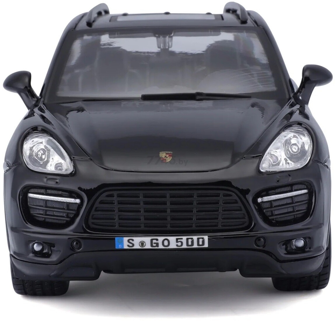 Масштабная модель автомобиля BBURAGO Порше Кайен Турбо 1:24 Black (18-21056) - Фото 7