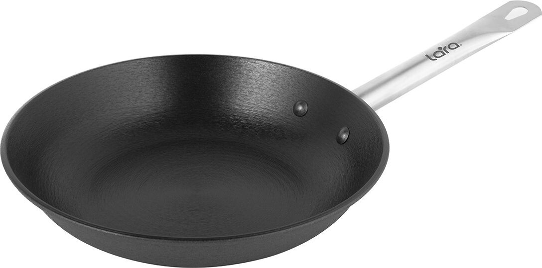 Сковорода чугунная 30 см LARA Black LR01-83 (28912)