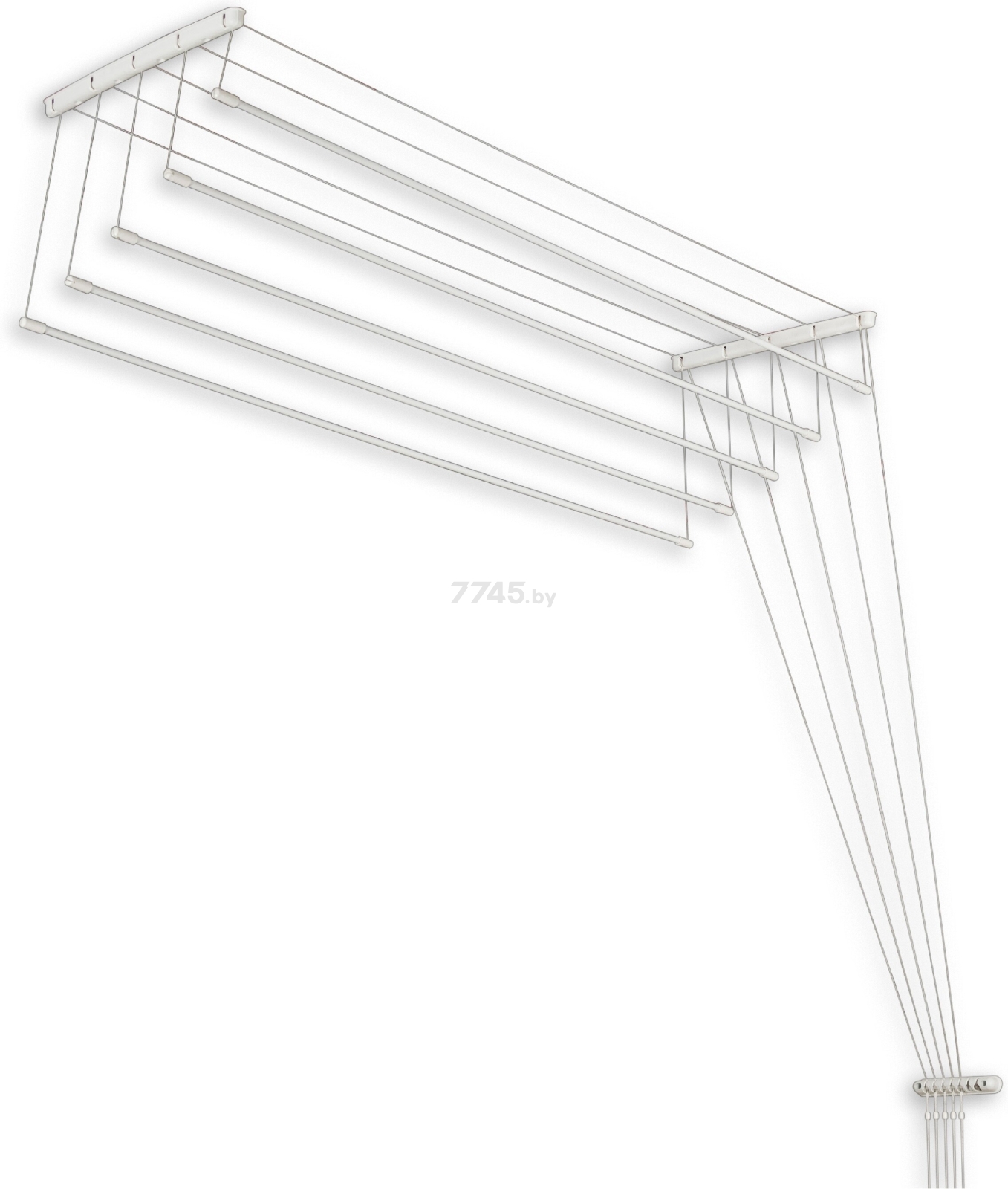 Сушилка для белья потолочная PERFECTO LINEA 1,5 м белая (36-001151)