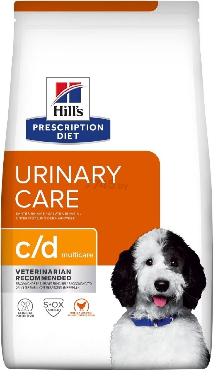 Сухой корм для собак HILL'S Prescription Diet c/d Multicare Urinary Care курица 2 кг (8654)