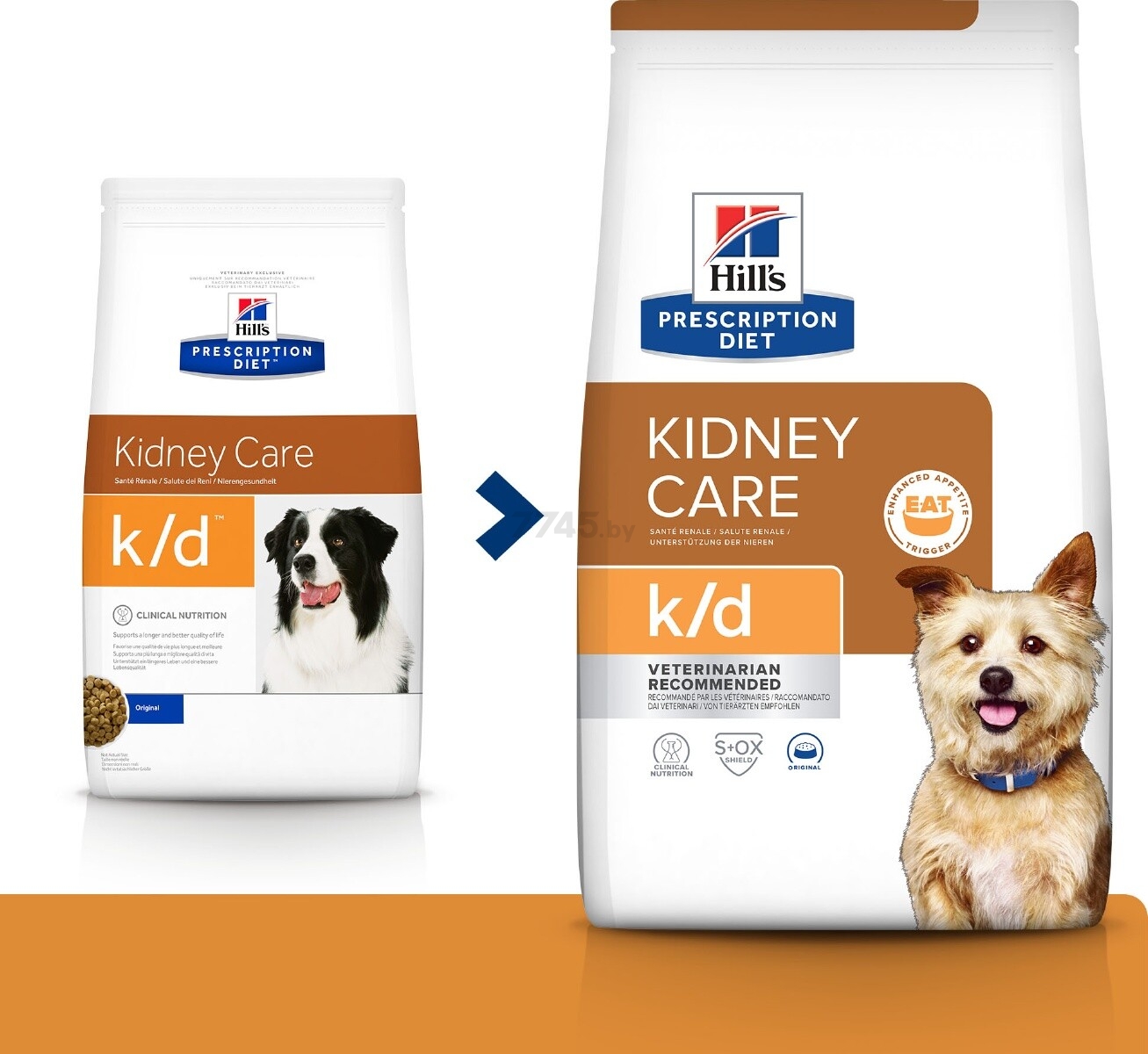 Сухой корм для собак HILL'S Prescription Diet k/d 12 кг (52742918204) - Фото 3
