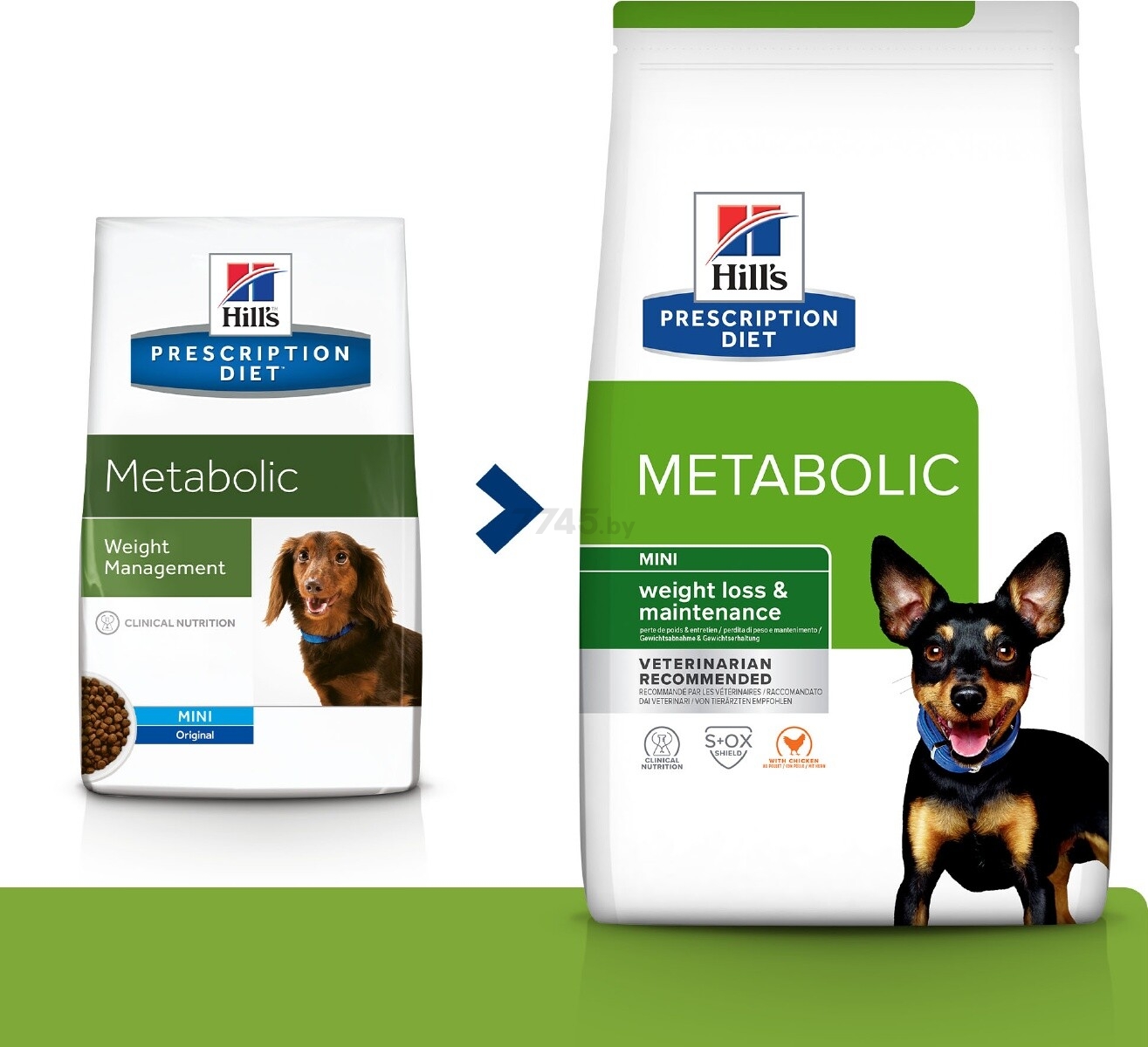 Сухой корм для собак HILL'S Prescription Diet Metabolic Mini курица 1,5 кг (52742335308) - Фото 4