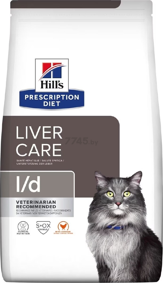Сухой корм для кошек HILL'S Prescription Diet l/d курица 1,5 кг (52742869506)