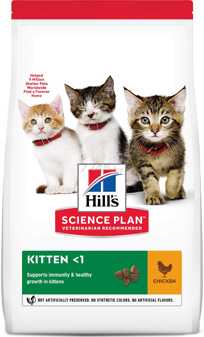 Сухой корм для котят HILL'S Science Plan Kitten курица 1,5 кг (52742029191)